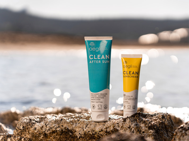 CLEAN SUNSCREEN τα μοναδικά βιολογικά αντηλιακά με πιστοποίηση CLEAN OCEAN